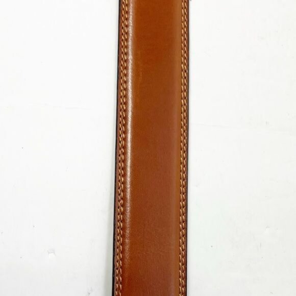 Mens Wearhouse Reversible Genuine Leather Belt Brown & Black 42" Long Polished G - Picture 4 of 6